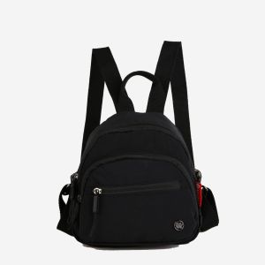 AOLONG Ransel CHAVA 0302# - Tas Ransel Mini Wanita Cantik dan Elegan Bahan Parasut Anti Air Bisa COD