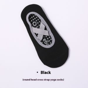 GYMPRO Yoga Socks Pilates Socks Barre Ballet Socks Toeless Non-slip Grip Socks Elastic Workout Socks for Women Size EU35-40US4.5-8.5