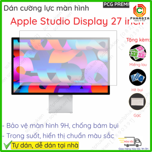 Dàn cường lực màn hình Apple Studio Display 27 inch nano dẻo trong suốt 9H chống bụi bẩn hiển thị chuẩn màu sắc