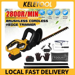 388V Cordless Electric Hedge Trimmer Household Pruning Machine Branch Fence Tree Leaf Trimming Machine Gardening Tool