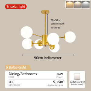 Nordic Chandelier Ceiling For Light Living Room Pendant Lamp Bedroom Drop Lights Counter Hanging Lamps Home Decor Lamps
