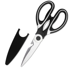 ready stock Kitchen Scissors Household Multifunctional Shears Food BBQ Bones Fish Killing Special Stainless Steel Powerful Chicken Bone Scissors