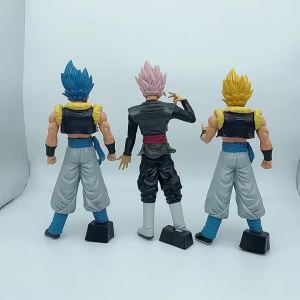 Anime  Super Saiyan Kakarotto Broli Jiren Figure Series Cartoon Goku Black  BT Self-destruction Mobei Demonized Vegeta Majin Buu Shenron GK Statue Model Decorations