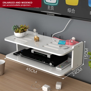 ✔SG STOCK☛30cm Wifi router socket storage box router storage box wifi storage box Wall Hanging