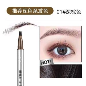 4-Tip Eyebrow Pencil Waterproof Natural Look Brows Wild Finish Eyebrow Tool