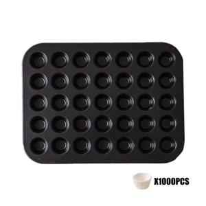 Nonstick Carbon Steel Muffin Pans for Baking Cupcakes and Dessert with Easy Demold and Dishwasher Safe Designs