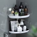 ECOCO Bathroom Accessories Bathroom Shelf Corner Bathroom Organizer Shelf Shampoo Cosmetic Storage Rack Wall Mounted Kitchen Household Items. 