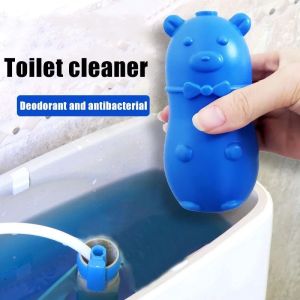 Cute Bear Blue Bubble Toilet Cleaner Deodorant Toilet Bowl Magic Automatic Detergent
