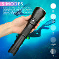 Asafee DA16 Super Powerful 3600lm Diving Flashlight XHP70.2 /SST70 Powerful LED Professional Diving Flashlight Waterproof Underwater Torch Lanterns Powered By 26650 Battery. 