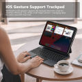GOOJODOQ 5th Gen 2024 iPad Magic Keyboard with Case No need to Charge For iPad Air 4 5/Pro 11 Pro 12.9 10th Gen Wireless Charging Floating Bluetooth Keyboard with Touchpad. 