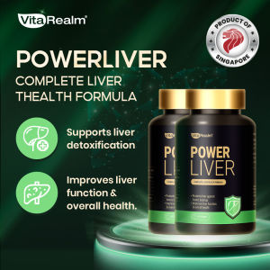 VitaRealm Liver Detox Supplement | Milk Thistle Supplement | Supports Liver Detox & Liver Health | Antioxidant Protection | Helps Maintain Healthy Liver Function | Daily Liver Care for Adults | Easy-to-Swallow Softgels | 60 Softgels