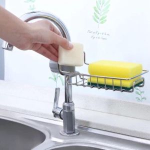 Giá Để Đồ Inox Cài Vòi Nước Rửa bát Nhà Tắm Thông tin sản phẩm: Giá inox cài vòi nước tiện lợi - Chất liệu: inox