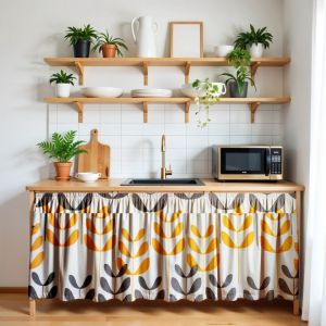 Zhufumilost - Gorden Kolong/Korden Kolong/Horden Kolong/Gorden Kolong Dapur/Motif Minimalis