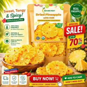 Dried Pineapple with Salt and Chili - Naturally Sour & Spicy Grade A 100gr/250gr/ 500gr