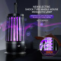 Portable mosquito killer lamp mosquito trap lamp electric shock type two in one mosquito killer ultraviolet night light. 