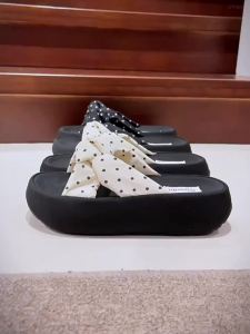 [Free Shipping] Polka Dot Thick-Soled Slippers For Women Summer Outdoor Wear 2026 New Spring And Summer Sandals Perfect With Dresses Beach Sandals