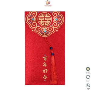 SET 10 Bao Lì Xì Đỏ Mừng Năm Mới Phong Cách Sang Trọng Phù Hợp Cho Ngày Cưới Quà Tặng