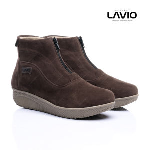 Sepatu Boots Wanita Lavio Vanilla Orchid Boot Cewek Korea Kekinian Resleting Keren 2023 Bagus Murah
