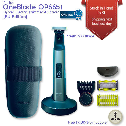 Philips OneBlade Pro QP6651 QP6650 QP6550 QP6551 3 tools in 1 14