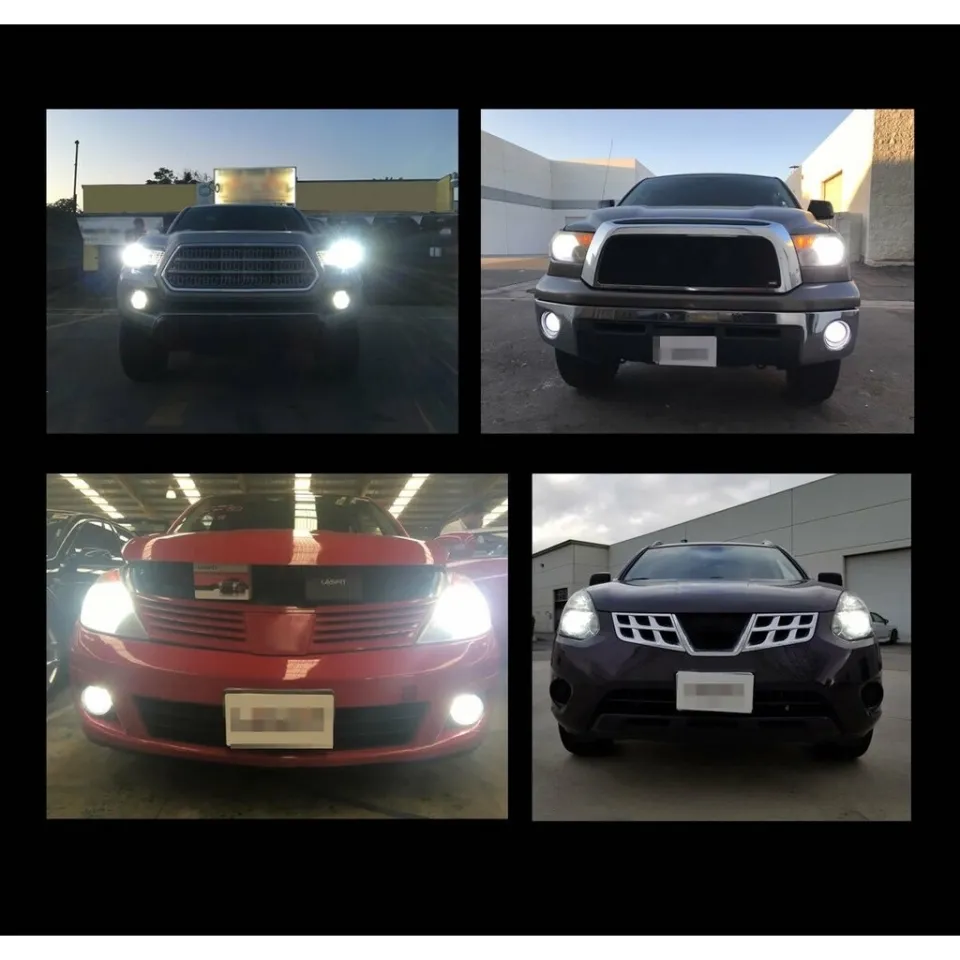 Combo 6x LED Fog Light & Headlight Bulbs – For Toyota Corolla 2005-2008 – 6000K White
