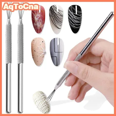 AqToCna เครื่องมือแกะสลักลวดลายขนนก7พินเครื่องมือแกะสลักดินโพลิเมอร์เครื่องมือแกะสลักเครื่องปั้นดินเผาแปรงเครื่องปั้นดินเผาอุปกรณ์ทำเค้ก