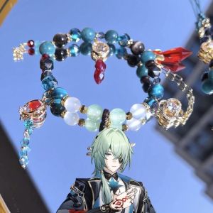Game Cartoon  Bracelet Crystal Bracelet Anaxa Anaxagoras Bracelets For Girls Jewelry Ornaments Couple Friend Gift childrens day gift