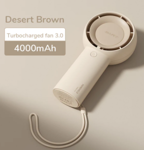 JISULIFE FA43 Life5 Mini Turbo Handheld Fan Portable USB Rechargeable Hand Fan Personal Fan Mobile Rechargeable Portable