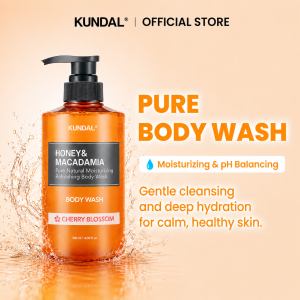 KUNDAL Honey And Macadamia Refreshing Body Wash 500ml
