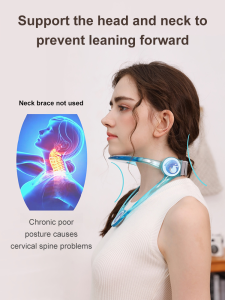 Home Neck Support Brace Prevent Neck Tilt Adjustable Breathable AntiLow Head Cervical Corrector