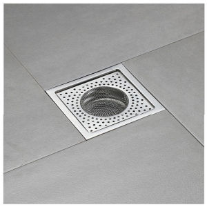 viviking Square Floor Drain Cover Stainless Steel Strainer Square Floor Drain