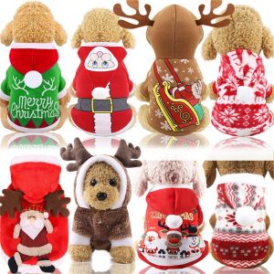 MKEB Pet Supplies For Chihuahua Santa Claus Puppy Coat Dog Jacket Pet Clothing Christmas Dog Clothes