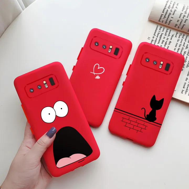 For Samsung Galaxy Note 8 Phone Case Cute Cartoon Soft Silicone