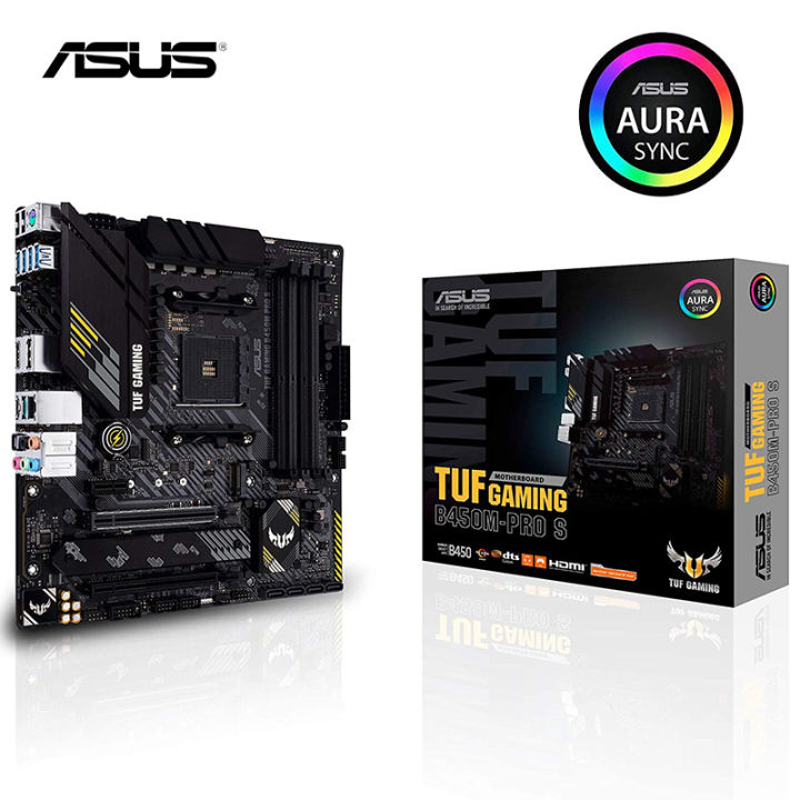 NEW ASUS TUF GAMING B450M PRO S B450M Motherboard 4400MHz