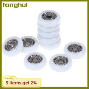 fanghui 2/5/10pcs sliding shower roller wheel plastic door replacement roller wheel