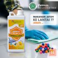 Cairan Pembersih Lantai Rumah Kantor 1 Liter Pelmos Anti Kuman Aroma Lemon Fresh. 
