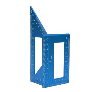 1pcs 45°/90° Multifunction Rule Degree Aluminum Alloy Angle Ruler Square Professional Measuing