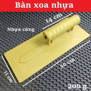 Bàn Xoa Nhựa 30cm Cán Chắc Tay – Dụng Cụ Làm Phẳng Bề Mặt chát vữa xây dựng