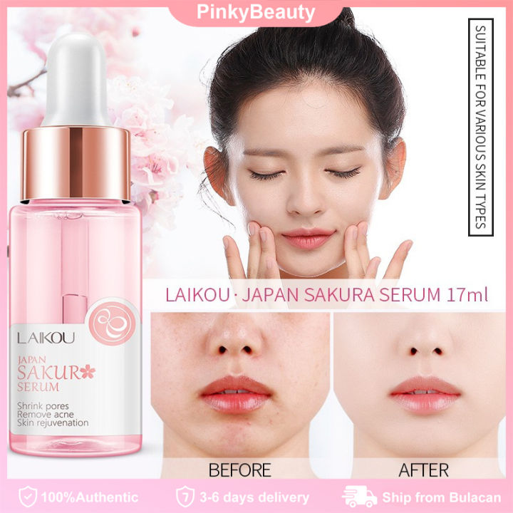 1ml Sakura Whitening Serum Sachet Smooth Wrinkle for Dullness Skin