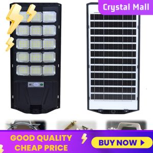COD [Free Shipping] Outdoor Solar LED Flood Light 120W for Yard Garden Driveway Bright White IP65 Waterproof Wide Angle