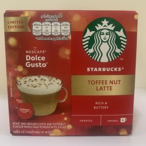 ลิมิเต็ด อิดิชั่น กาแฟสตาร์บัคส์ ท็อฟฟี่ นัท ลาเต้ ดอลเช่ กุสโต้ (6X2รวม12แคปซูล)