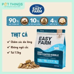 Thức Ăn Hạt Cature EASY FARM Mix Thịt Sấy Cho Mèo