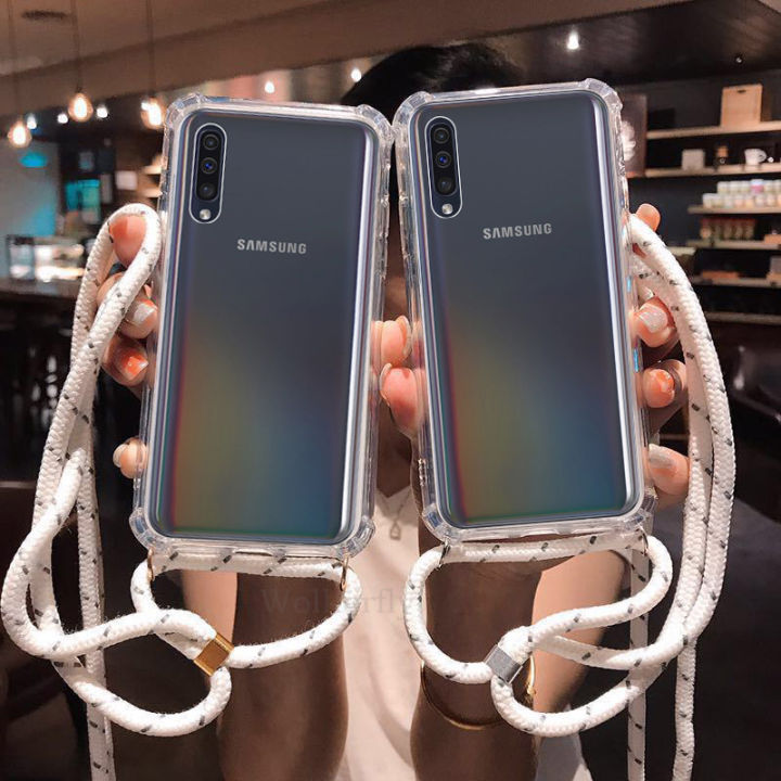 For Samsung Galaxy S10 5G S9 S8 Plus Note 10 Pro Crossbody Strap