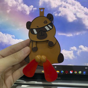 Móc khóa nghịch bi xoay quạt hình thú mới nhất 2025