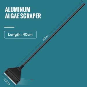 YEE Fish Tank Algae Scraper Aquarium Cleaning Tool Adjustable Shaft Easily Clean Every Corners - Ultimate Aqua