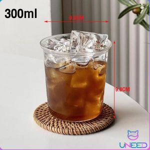 Need Drinking Glass Cup Light Transparent Glassware For Juice Coffee Cup 300ML 400ML
