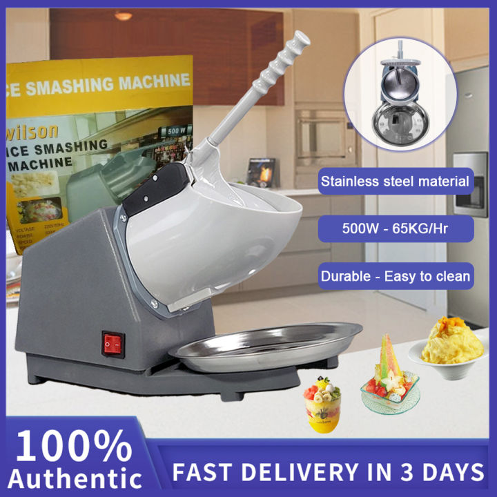 Heavy Duty Ice Crusher for halo halo Portable Ice crusher machine (500W