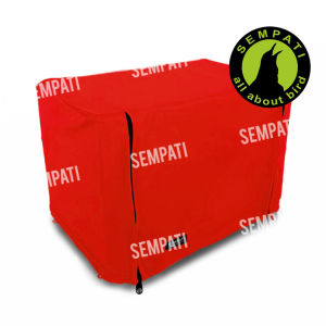 SEMPATI Krodong Sangkar Umbaran Ternak Batre No.2 Sempati Ekonomis Kerodong Sangkar Kandang Burung Ternak Lovebird Murai Kenari Kotak Batre 45x30x30 Cover Penutup Sangkar Umbaran Mode Jemur
