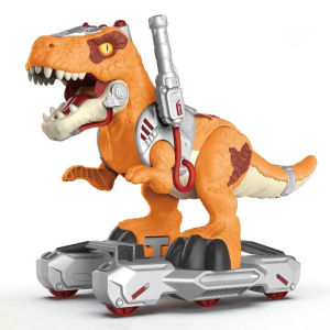 (COOLKID )Dinosaur Cavalry Kick Scooter Toy for Kids Dinosaur Scooter Super Gift