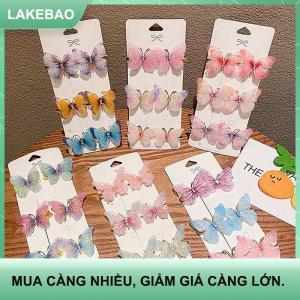 【LAKEBAO】 Ngẫu nhiên Bướm đầy màu sắc Kẹp Tóc Cô Gái Tóc Clip barrettes phụ nữ tóc ngọt ngào trang trí cầu vồng Mũ nón thời trang phụ kiện tóc