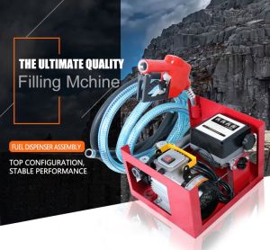 KKOLE 220V Electric Fuel Self-Priming Transfer Pump 550W Oil Diesel KeroseneTransmission Power Pump 60L/Min Large Flow And High-precision Quantitative Car Mounted Fuel Dispenser With Complete Accessories